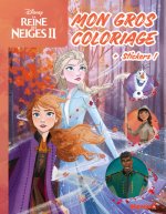 Disney La Reine des Neiges 2 - Mon gros coloriage + stickers ! (Elsa et Anna fond forêt)
