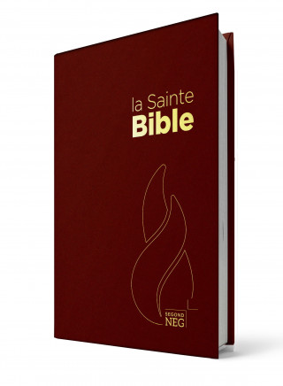 Bible Segond NEG, compacte, grenat