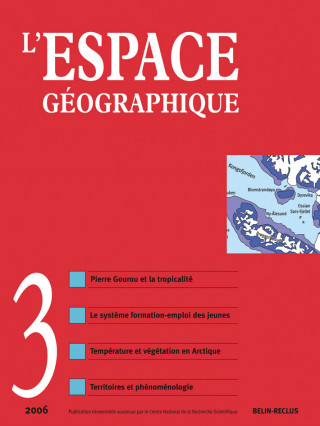 L'Espace Géographique - N°3