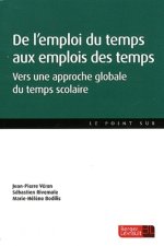 DE L'EMPLOI DU TEMPS AUX EMPLOIS DES TEMPS