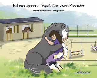 Paloma apprend l'équitation avec Panache