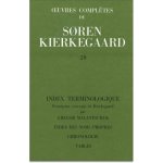 Index terminologique - principaux concepts de Kierkegaard