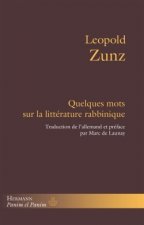 Quelques mots sur la littérature rabbinique