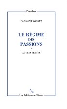 Le régime des passions
