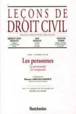 les personnes - la personnalité - les incapacités - 8ème édition