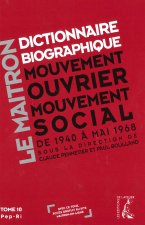 dictionnaire biographique maitron t10