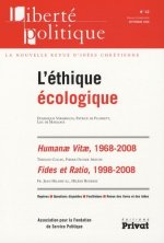 LIBERTE POLITIQUE N42 L'ETHIQUE ECOLOGIQUE 09-2008