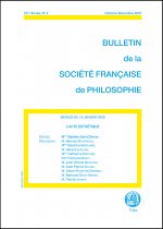 L ACTE ESTHETIQUE (BULLETIN SFP 2007/4)