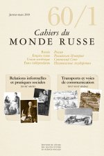 Cahiers du monde russe, n°60/1 - Varia