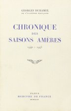 Chronique des saisons amères