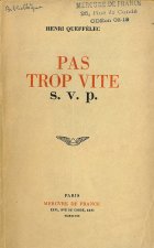 Pas trop vite s.v.p.