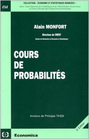 Cours de probabilité [sic]