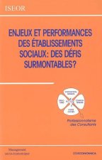 Enjeux et performances des établissements sociaux - des défis surmontables ?