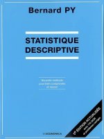 Statistique descriptive - nouvelle méthode pour bien comprendre et réussir