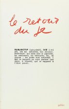 Le retour du je : anthologie de la revue Subjectif