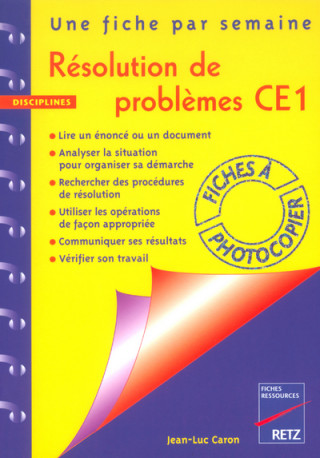 RESOLUTION DE PROBLEMES CE1