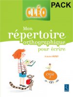 Pack de 6 Mon répertoire orthographique