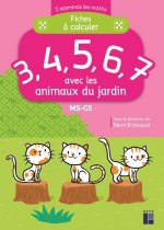 Fiches à calculer les animaux du jardin