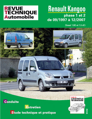 Renault Kangoo - phase 1 et 2 de 09-1997 à 12-2007