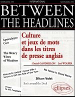 Between the Headlines - Culture et jeux de mots dans les titres de presse anglais