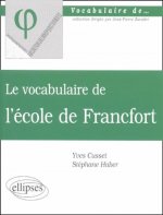 vocabulaire de l'école de Francfort (Le)