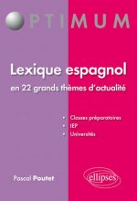 Lexique espagnol en 22 grands thèmes d'actualité