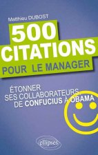 500 citations pour le manager