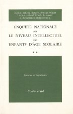 ENQUETE NATIONALE SUR LE NIVEAU INTELLECTUEL DES ENFANTS D'AGE SCOLAI