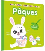 MES PREMIERS COLORIAGES A RELIER - PÂQUES