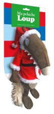 Ma peluche loup habillée - Noël