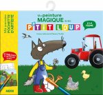 P'tit loup - ma pochette de peintures magiques - a la ferme