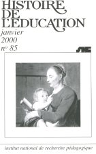 HISTOIRE DE L'EDUCATION, N  85/2000