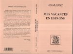 MES VACANCES EN ESPAGNE