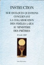 Instruction sur la collaboration  des fidèles laïcs  au ministère des prêtres