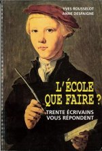 L'école - que faire