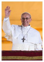 Lot de 10 Posters du  Pape François