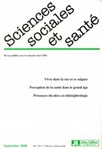 Revue Sciences Sociales et Santé. Septembre  2008. Vol. 26 n°3