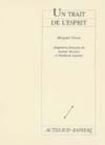 Trait De L'esprit (un)