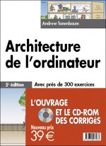ARCHITECTURE DE L'ORDINATEUR 5E EDITION + CD CORRIGES NOUVEAU PRIX