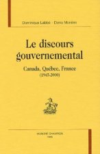 Le discours gouvernemental - Canada, Québec, France