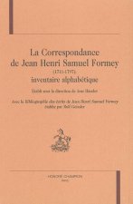 La correspondance de Jean Henri Samuel Formey (1711-1797) - inventaire alphabétique