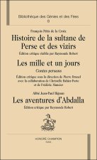 Histoire de la sultane de Perse et des vizirs - contes persans