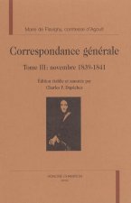 Correspondance générale