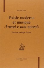 Poésie moderne et musique - vorrei e non vorrei