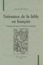 Naissance de la fable en français - l'