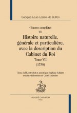 Histoire naturelle, générale et particulière, avec la description du Cabinet du Roi