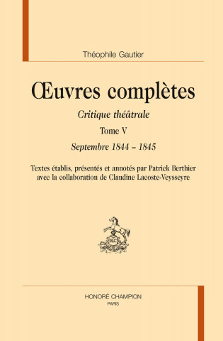 Oeuvres complètes