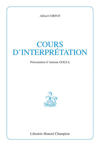COURS D'INTERPRETATION. PRESENTATION D'ANTOINE GOLEA. (1934)