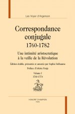 CORRESPONDANCE CONJUGALE (1760-1782) 2 VOL.