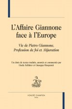 L'AFFAIRE GIANNONE FACE À L' EUROPE